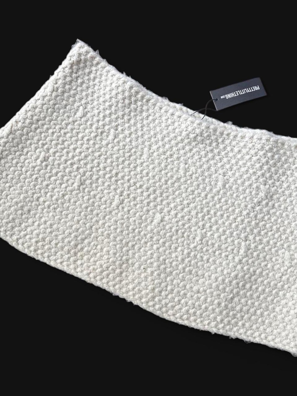 PrettyLittleThing Cream Knit sweater mini skirt